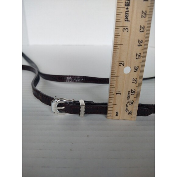 Brighton Leather Crossbody Wallet Tri Fold Black Brown small mini pockets clutch - Picture 13 of 16